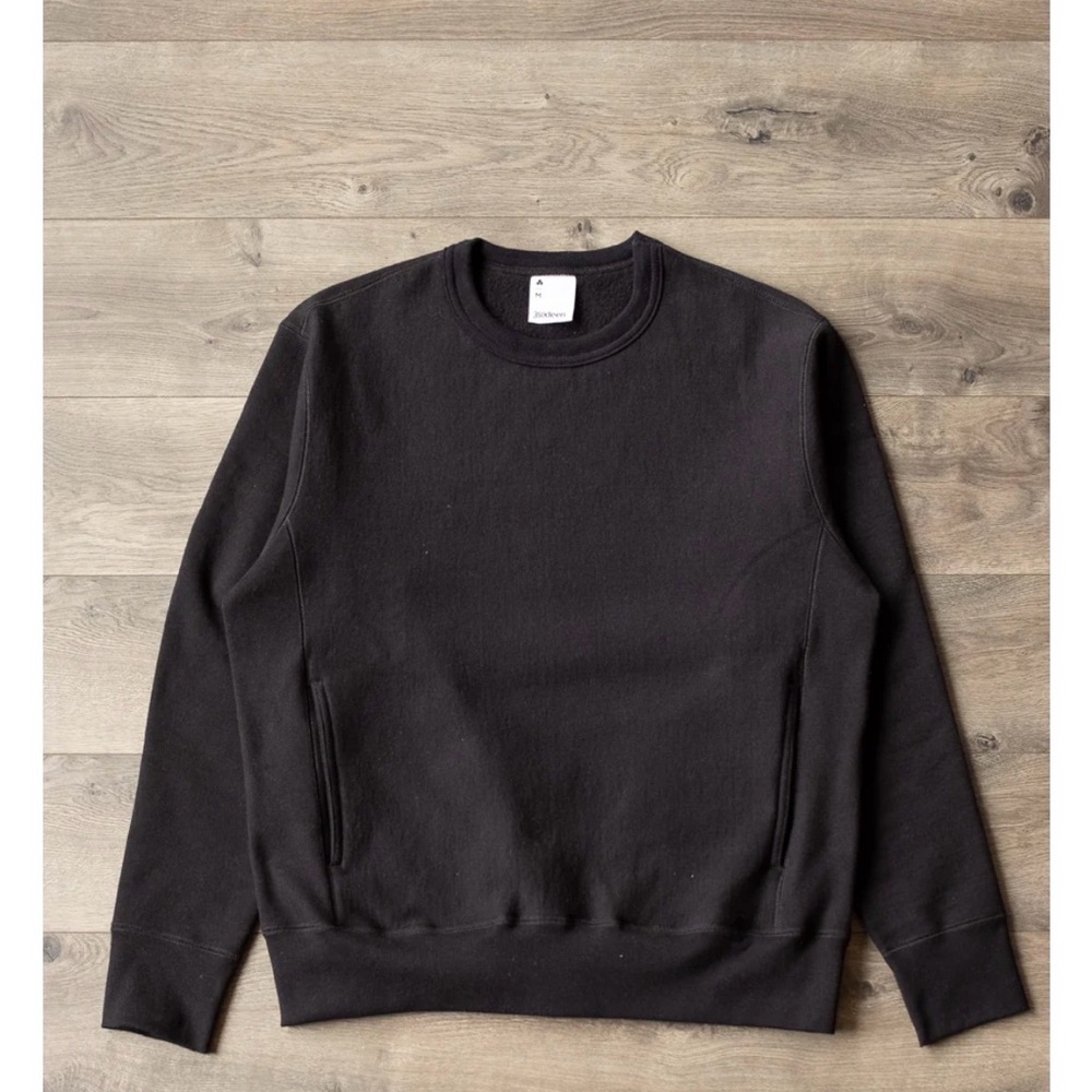 3sixteen Black heavyweight Crewneck Sweatshirt